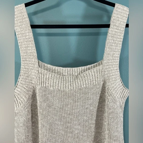 Tommy Bahama Sanibel Linen Sweater Tank Top Size L Natural Tan - Picture 3 of 7